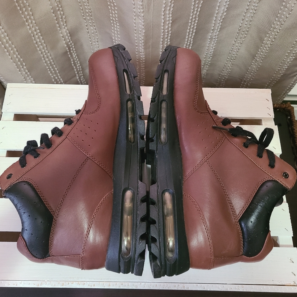 NIKE AIR MAX GOADOME BROWN LEATHER ACG BOOTS SIZE 11 - Picture 11 of 16